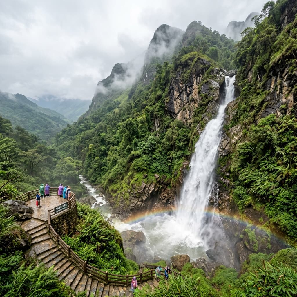Silver Waterfall, Love Waterfall & O Quy Ho Pass Half-Day Tour